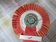 Original POLAND International Football Centre 1960's FOOTBALL Rosette