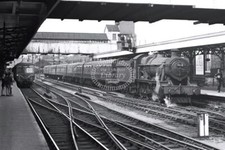 PHOTO BR British Railways Steam Locomotive 6959 7928 Worcester Shrub Hill 1963