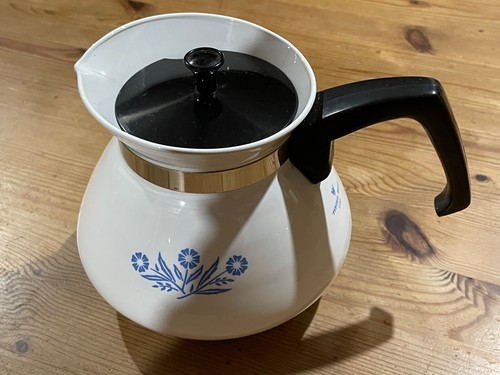 Pyrosil coffee pot blue