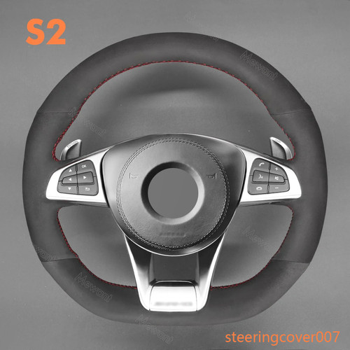 Alcantara steering wheel - wheel, cover