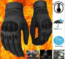 Thermal Viper Motorbike Gloves Winter  Waterproof Warm Motorcycle Mittens UK