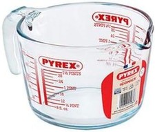 Pyrex Glass Measuring Jug, 1L, Transparent 15.6 cm x 20.7 x 11 