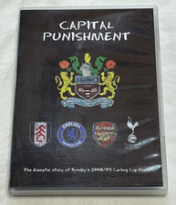 CAPITAL PUNISHMENT : Burnley Football Club 2008/09 Carling Cup Run DVD - In Vgc