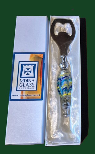 Mdina glass bottle opener - glass,