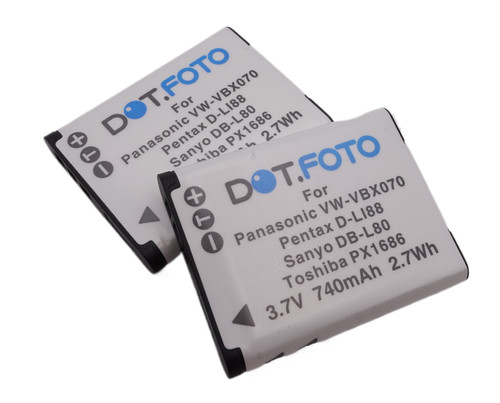 Vbx070 740mah battery - 2x,