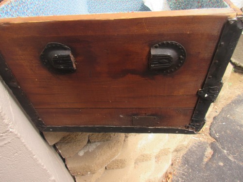 Antique trunk handles - trunk,