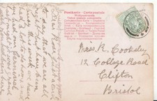 Genealogy Postcard - Cooksley