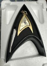 Federation Insignia Delta Star Trek Fossil Chain Pocket Watch Limited 