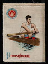 *ATHELETE & COLLDGE SEAL*1 'G' Size odd (SILK) American Tobacco-V/Good