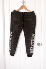 Hollister Camo Joggers XS Grey