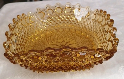 Vintage art deco amber glass - art,