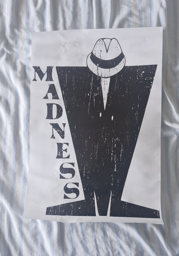 Unframed madness logo vinyl - unframed,
