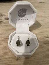 Korite Ammolite Drop Earring