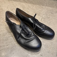 Bloch Black Leather Lace Up Jazz Techno Tap Shoes Size 8 1/2 uk