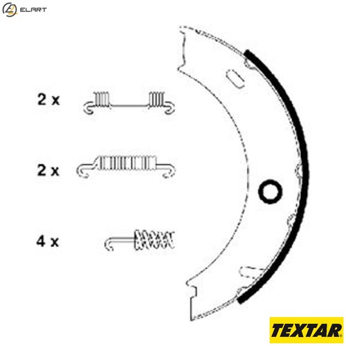 Brake shoe set - brake,