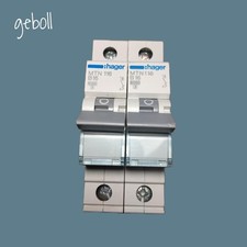 2 X HAGER MTN116 MCB HAGER 16