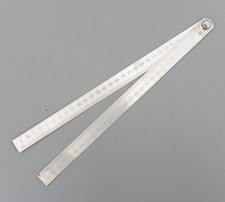 Vintage 1992 Rabone Rustless Steel Folding Rule No57R 24inch Made in England