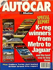 AUTOCAR MAGAZINE 15-JUL-92 -