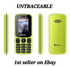 New SIMPLE BASIC UNTRACEABLE Unlocked Mobile Cell Phone Dual Sim SENIORS BURNER 