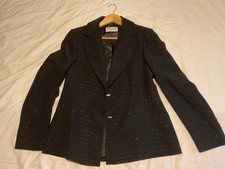 Women’s Mario Pucci Cecconi Black Jacket Size 10/12