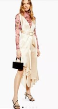 Topshop Plain scarf satin midi