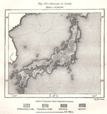 Geology of Japan. Sketch map