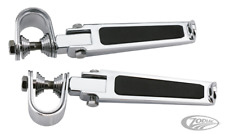 HIGHWAY CRUISING PEGS FOLDING FOOT RESTS CHROME HARLEY CUSTOM CHOPPER BOBBER
