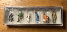 Preiser 14023 HO Gauge Passers-by (6 People) in Very Good Condition