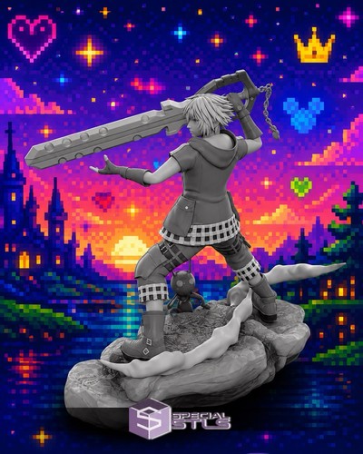Printed scale riku - 3d, 1/8
