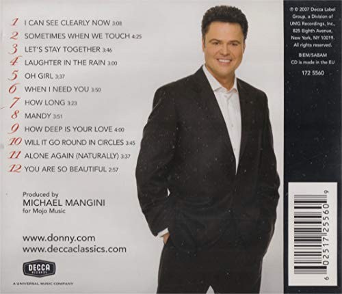 Donny osmond love songs - donny, of