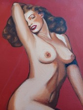 VINTAGE 1950S STYLE NUDE NAKED