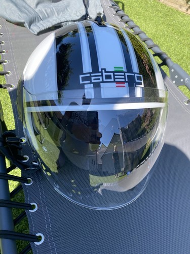 Open face motorcycle - open,