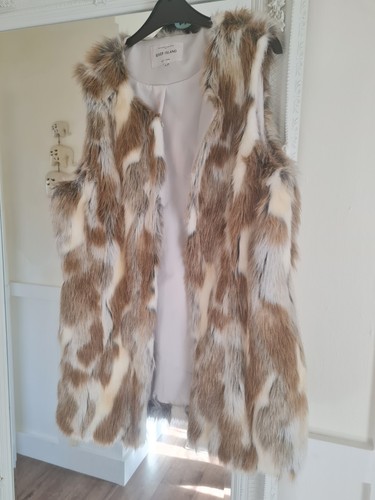 Women faux fur gilet - women's,