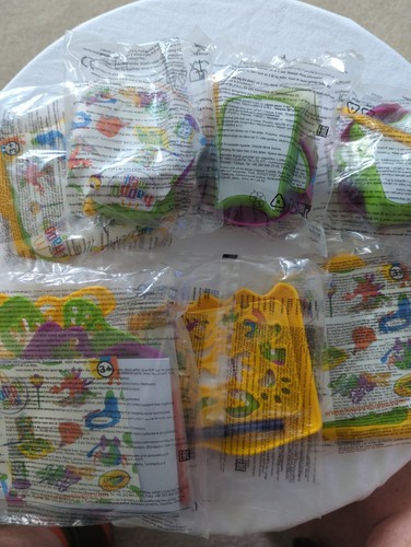 Crayola happy meal toys - meal, 2014