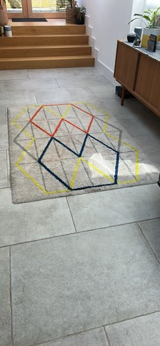 Ikea geometric rug - rug,