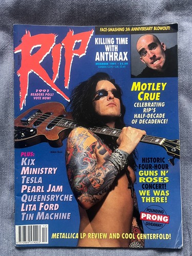 Rip magazine december 1991 - rip,