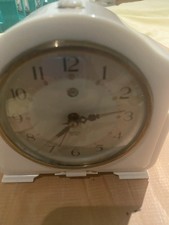 Vintage Smiths Sectric Electric Alarm Clock – 1950s Cream Plastic BakeliteMains