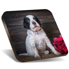 Square coaster 12cm english - 1x,