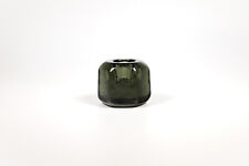 Vintage Green Glass Hexagonal