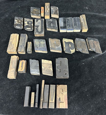 Vintage Wooden Letterpress