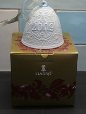 Lladro Porcelain Christmas Bell  2009 VGC Boxed
