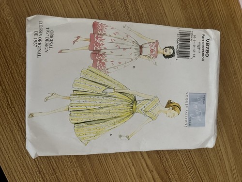 Vogue v8789 dress sewing - vogue,