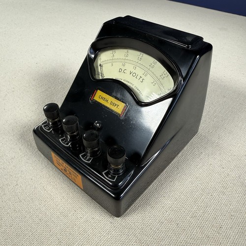 Vintage volt meter welch - vintage,
