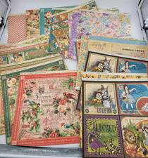 large lot of Graphic 45 Papers