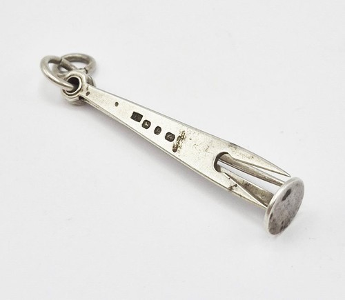 Victorian sterling silver pipe - silver,