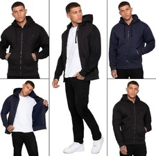 Enzo Mens Sherpa Fleece Hoodie