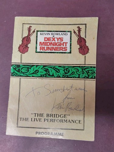 Signed dexys midnight runners - dexys,