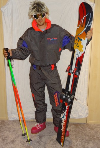 Retro ski suit - ski,