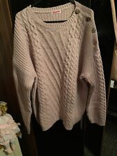 Ladies Jumper size 18to20 salmon pink 