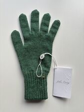 100% Pure Cashmere John Laing Forest Green Ladies Gloves Made In Scotland RRP£45